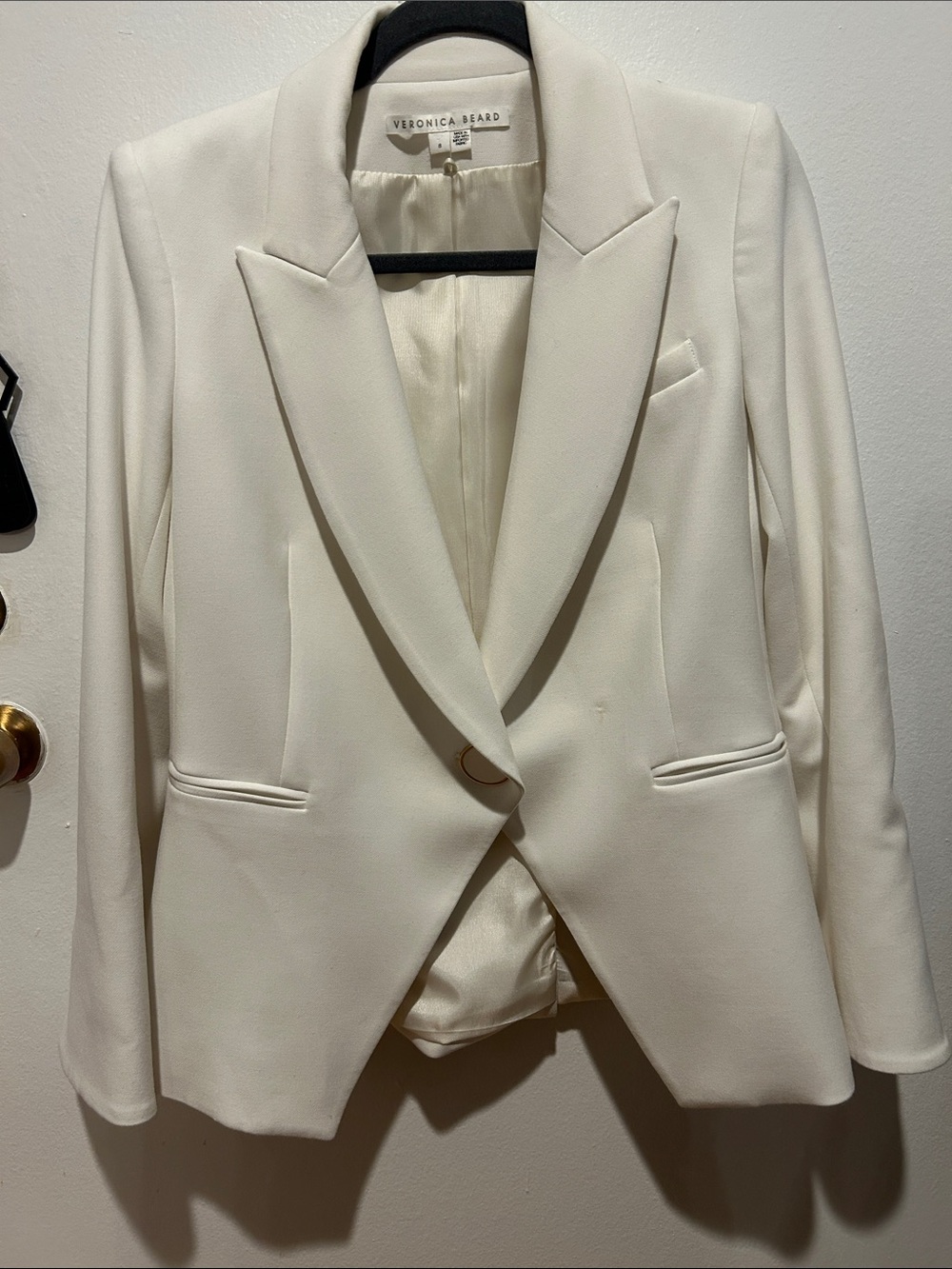 Veronica Beard White Jacket size 8